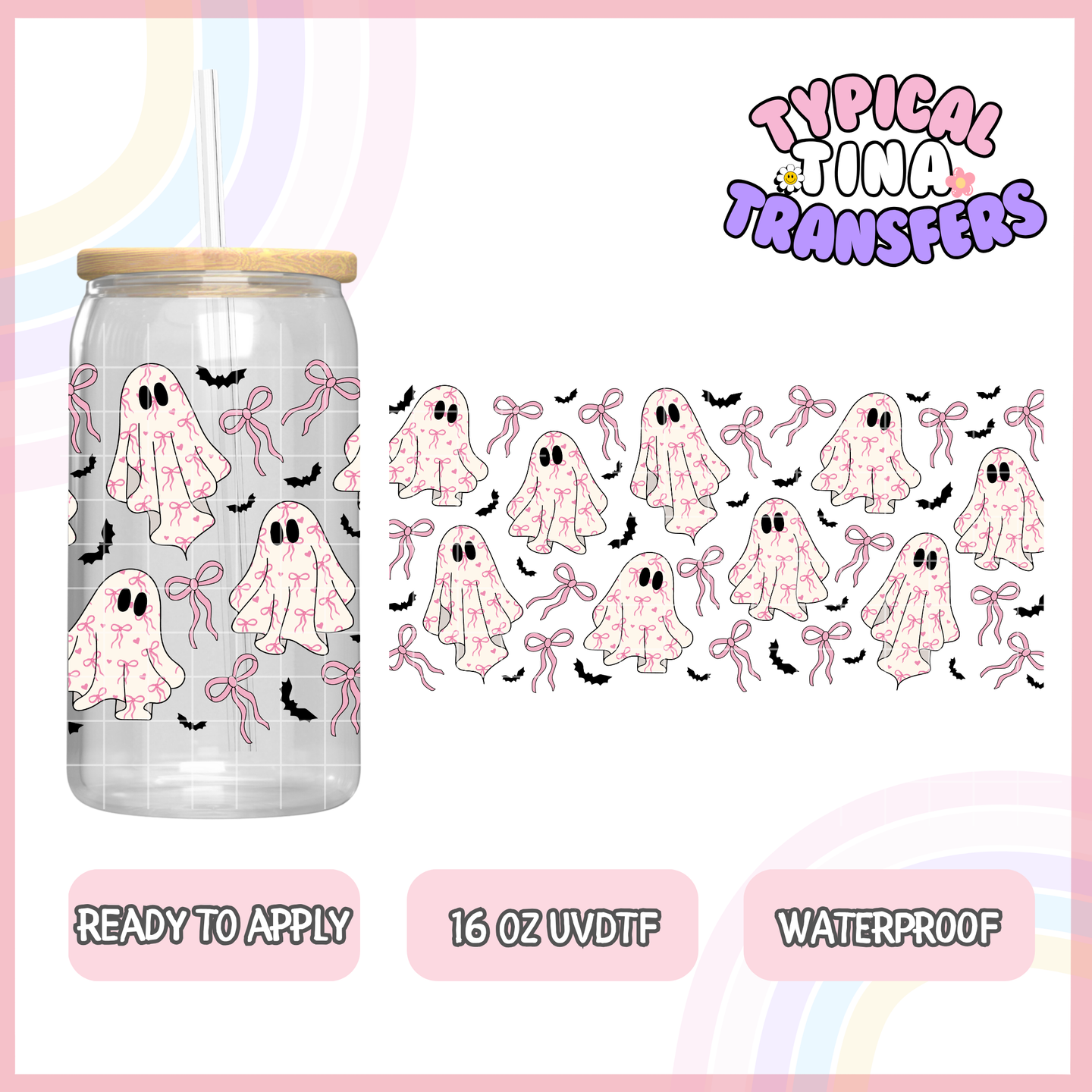 UVDTF #1341 | 16oz UVDTF Wrap | POD